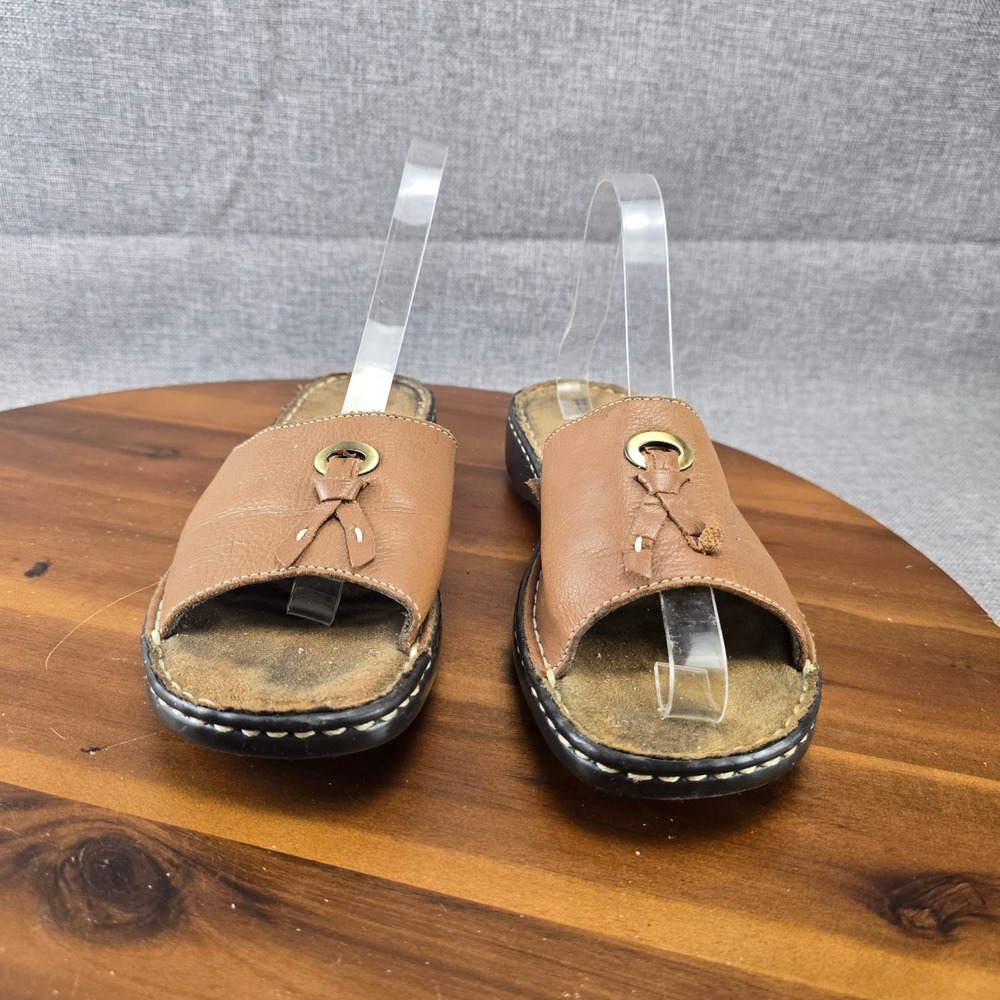 Naturalizer Women's Leather‎ Slide Sandals Callman Size 8.5 M Comfort Casual - Picture 13 of 13